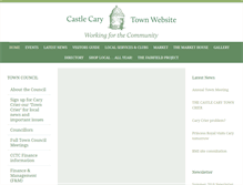 Tablet Screenshot of castle-cary.co.uk